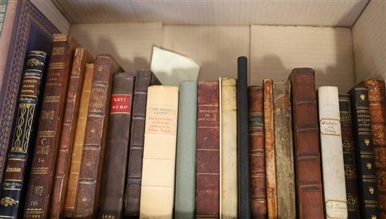 A miscellany of 18th, 19th and 20th century History, Poetry and Topography, 41 works, in 2 boxes